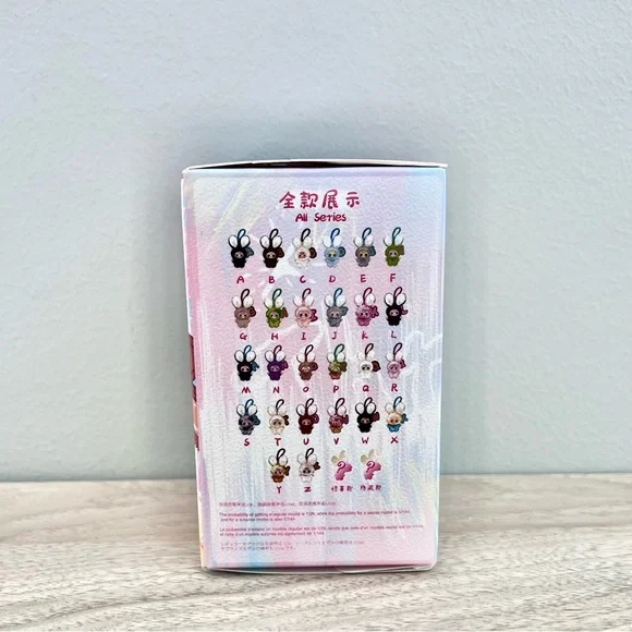 Baby Three Super Mini Bunny Series Plush Pendant - Letter W - Picture 6 of 6